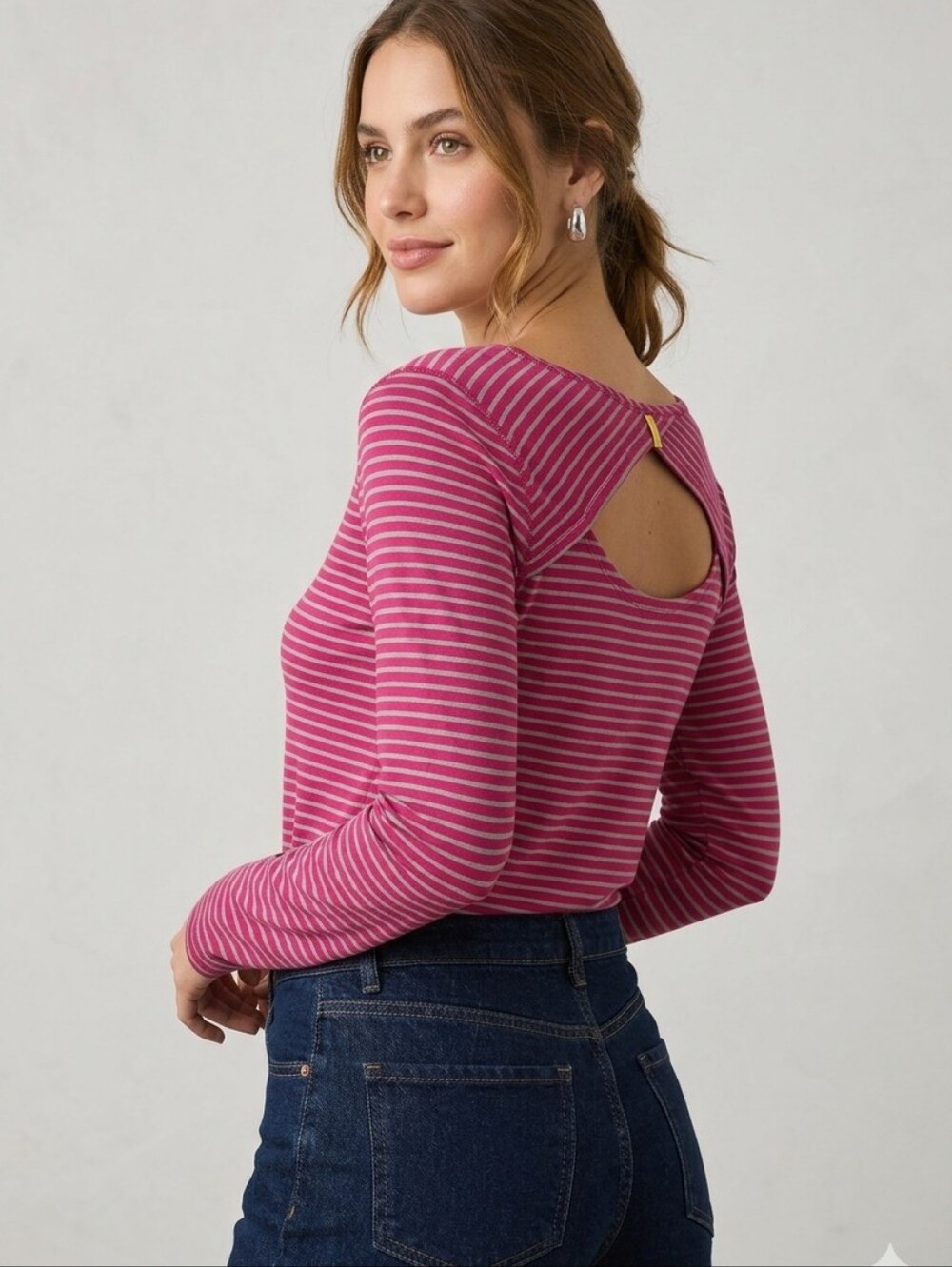 Lole Striped Long Sleeve Top | Size Large